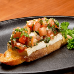 Bruschetta au brie fondant