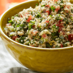 Taboulé au quinoa et fromage halloumi