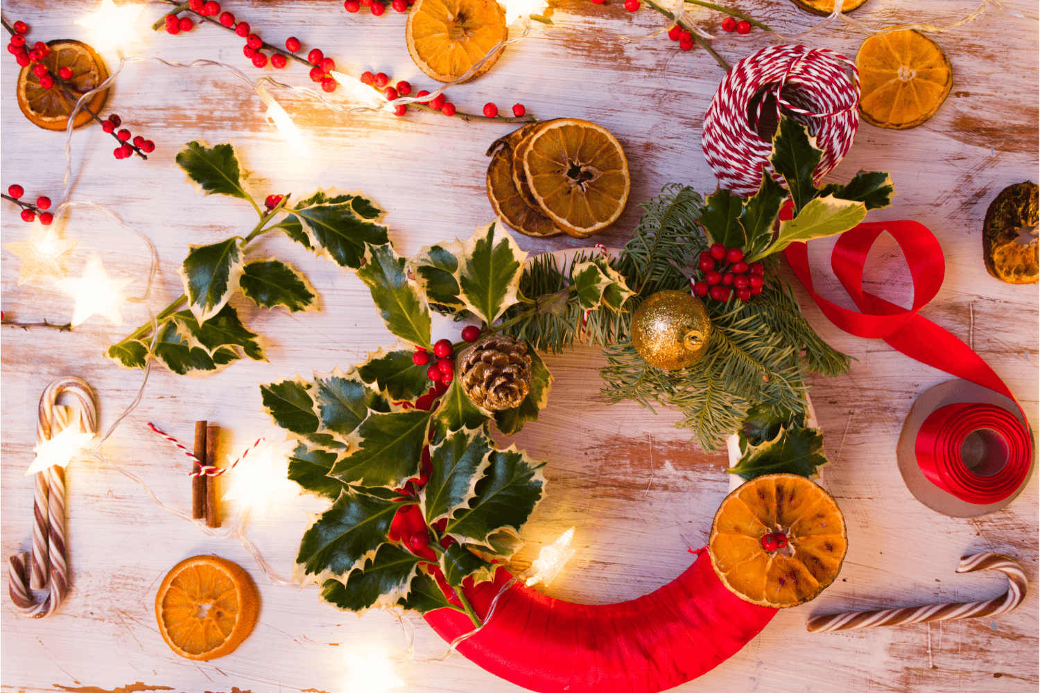 Blogue DIY décos de Noël Couronne de Noël à faire sois-même DIY