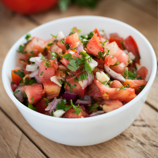 Recettes mexicaines (1) Pico de gallo (salsa aux tomates et oignons)