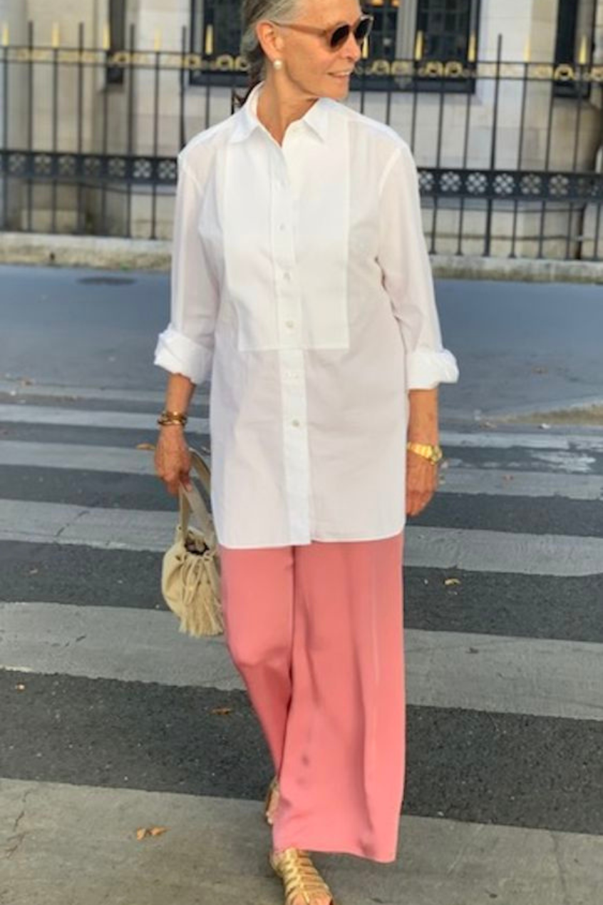3 pantalon rose femme 65 ans et plus